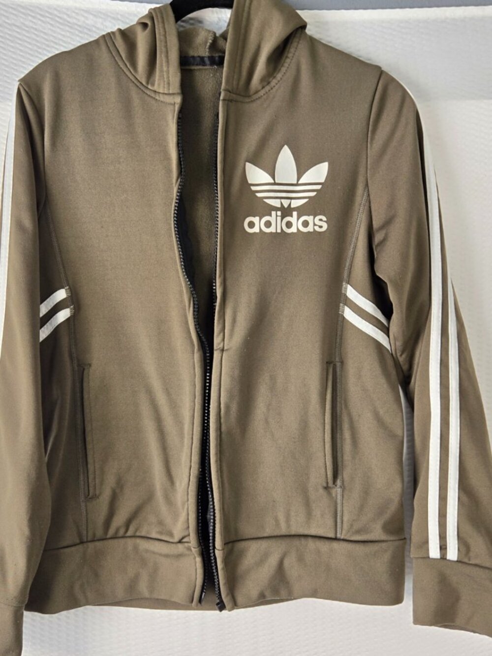 Vintage Adidas Firebird Women’s Olive Track Top Size S/M